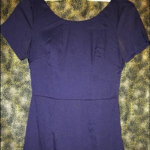 Navy blue mini dress